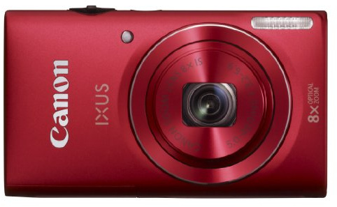 Canon IXUS 140 Digitalkamera (16 MP, 8-Fach Opt. Zoom, 7,6cm (3 Zoll) Display, bildstabilisiert, DIGIC 4 mit iSAPS) rot