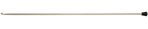 KnitPro – Aluminium (30 cm, 3,00 mm) tunesische Häkelnadeln – 1 Stück, Grau
