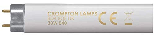 Crompton Lamps Fluorescent F30W/840 T8 3ft Triphosphor Cool White
