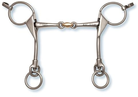 Stübben 2498 Island Kandare HERNING - 12,5 cm - 12 mm - Sweet Copper Mittelstück