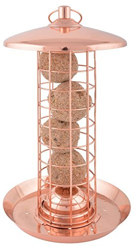 Fallen Fruits Ltd Vogelfutterspender mit Kupfer-Finish