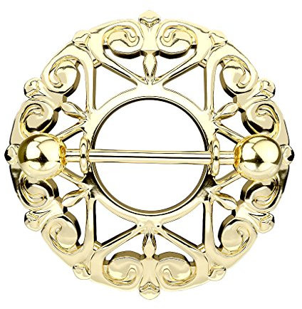 Piercingfaktor® Brustpiercing Brustwarzen Intimpiercing Nippelpiercing Barbell Intim Nippel Brust Piercing Schmuck Schild Tribal Stern Gold