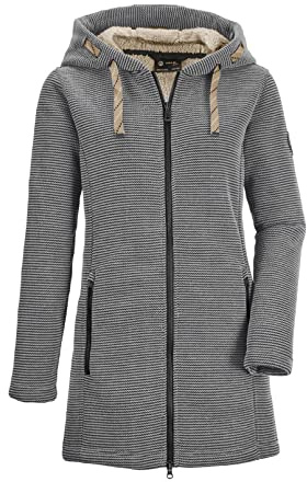 G.I.G.A. DX Gw 54 WMN Kntflc Prk Parka décontractée en Polaire avec Capuche, Blanc cassé, Taille 38 Femme