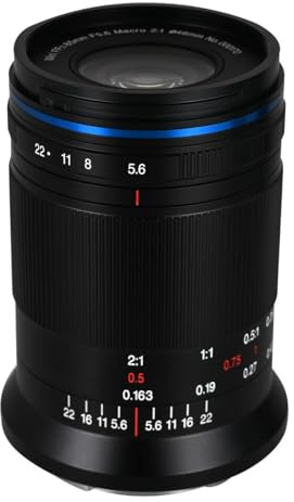 LAOWA Objectif 85 mm f/5.6 2X Ultra Macro APO Compatible avec Sony FE | Provenance France. Emballage securisé. Livré avec Facture dont TVA.