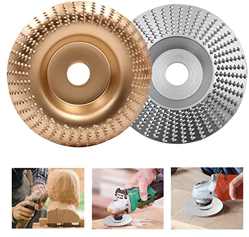 Träsniderior för Vinkelslip - Trä Slipning Hjul, Roterande Skiva, Platt Slipande Skiva för Träbore 16 mm