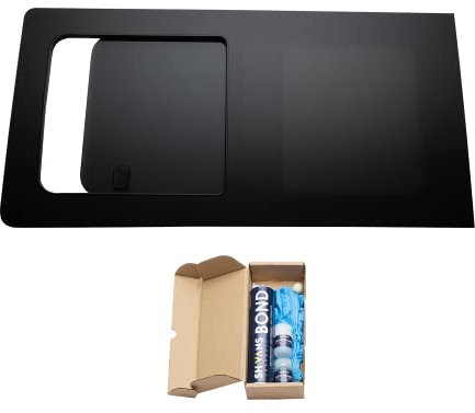 Passenger Sliding Window Glass Compatible with VW T5 T5.1 T6 (inc fitting kit)