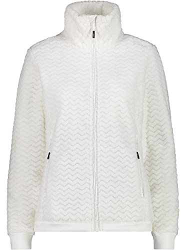 CMP Giacca In Pile Highloft da Donna, Bianco (B.Co Gesso), 44