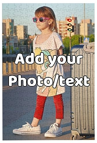 GZYZXP Personalised Jigsaw Puzzle, Personalised Jigsaw Puzzle with the Photo(s) and/or Text of Your Choice, Choose Between 1000/500/300/200/120/70/35 Pieces, Gifts for children