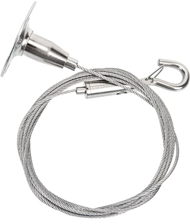 Artibetter Colgador de Acero Inoxidable para Lámparas y Cuadros, Resistente al Desgaste, Fácil Instalación, Adecuado para Uso en Hoteles y Hogares, Cable de Acero Duradero y Seguro