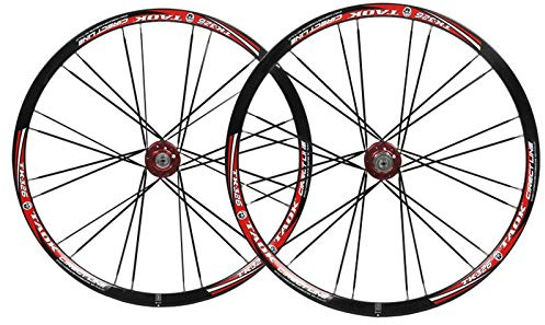 26 Zoll Mountainbike Laufradsatz Scheibenbremse MTB Fahrrad Rad Versiegelte Lager Doppelwand Schnellspanner 24 Loch
