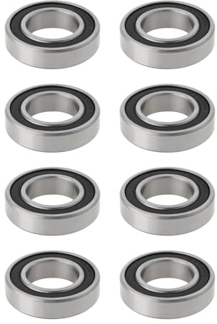 eMagTech 8pcs Deep Groove Ball Bearing Rubber Sealed Ball Bearings 61904 6904-2RS 20mm ID 37mm OD 9mm Thickness for Bicycles Scooters Rotating Machines