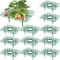 GIONAR 12 Packs Square Strawberry Supports - Strawberry Growing Racks - Plant Support Strawberry Stand Holder Growing Frame Keep Berries Clean