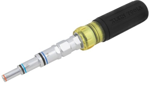 Klein Tools 32809MAGM 11-in-1 Multi-Nut Driver Tool, Magnetic Pass-Through Driver with Metric Hex Nut Sizes 5mm to 19mm