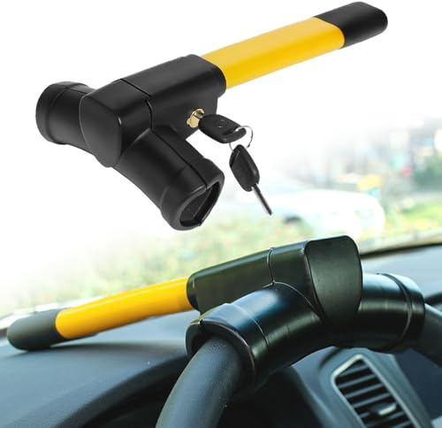 WHLYQF Lenkradkralle Für VW T5 T5.1 T6 T6.1, Lenkradschloss für Auto, Einziehbares Auto Lenkradschloss, Lenkradsperre Wegfahrsperre