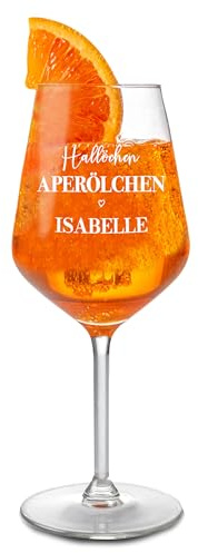 Love Faith personalisiertes Glas - Spritztour - Wunschname - Sommer | Cooles Cocktailglas mit deinem Wunschnamen - Schöne Geschenkidee für Partys, Grillabende & den Sommer