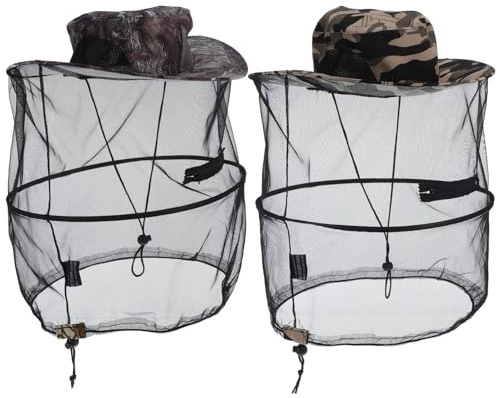 BESTonZON 2stücke Fischerhüte Mit Schleier Aus Atmungsaktivem Robust Für Bienenzucht Und Outdoor-aktivitäten Leicht Zu Tragen Verstauen