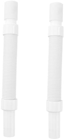Hemobllo 2 pièces Tuyau de Vidange Flexible PVC pour Évier Machine Ver et Lavabo Pression et Âge Lot