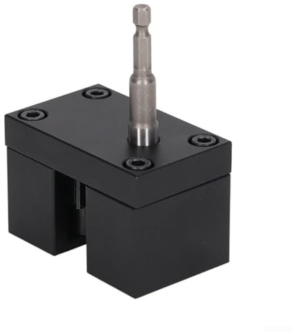 Crimpadora de tubos asistida de acero inoxidable con vástago hexagonal para conducto de aire de metal, calibre 30-24, herramienta de estampación HVAC de crimpado rápido