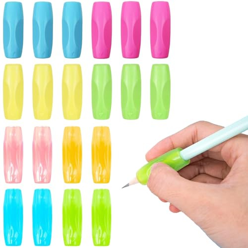 20 PCS Guide Doigts Ecriture Enfant,Devoirs Dessin Cahier Magique Écriture.