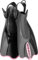 Cressi Palau Saf, Pinne Corte Regolabili per Nuoto e Snorkeling Unisex, Nero/Rosa, XS/S (35/38)