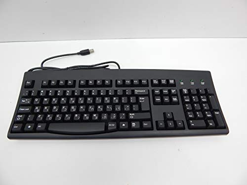SimplyPlugo Noir Français Européen (AZERTY) USB Filaire Clavier (touches noires/caractères blancs ou lettres)