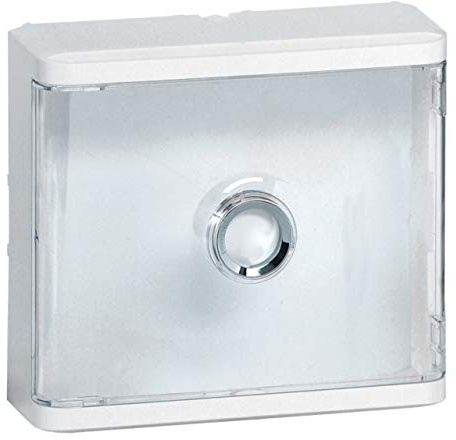 Legrand LEG401188 Bezug mit transparenter Tür für Plattenspieler, Internet-Anschluss