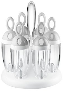 Guzzini Kitchen Active Design Porta Spezie Girevole 16 x H 21,5 cm, Grigio