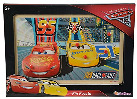 Eichhorn 100003289 - Disney Cars 3 Steckpuzzle 30x20cm, 11 teilig