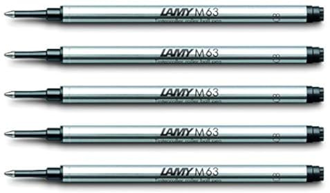 Lamy M63 Tintenrollerminen, Schwarz, 5 Stück