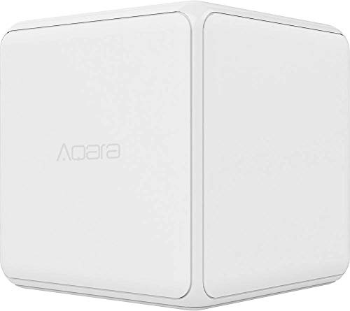 Aqara Cube, Benötigt Aqara Hub, Zigbee-Verbindung, 6 Anpassbare Gesten zur Steuerung Ihrer Smart Home-Geräte, 2 Jahre Autonomie, Funktioniert mit IFTTT