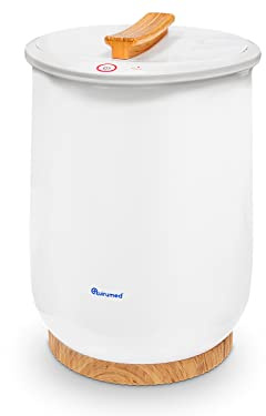 QUIRUMED Secchio Scaldasalviette, per SPA, per Salone di Bellezza, Capacità 20 Litri, Indicatore Superficie Calda, Spegnimento Automatico, Indicatore Led, Colore Bianco