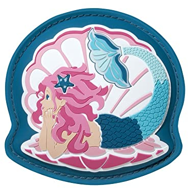 Step by Step Magic MAGS Flash „Mermaid Xenia“, Meerjungfrau, mit Leuchteffekt, als Ergänzung für den Schulranzen oder Vorschulrucksack, blau-rosa-weiß