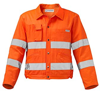 Siggi Jacke Set 5Pcs Hohe Sichtbarkeit Orange,Mann,3XL