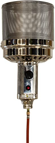 NATIV Brenner für Heizpilz und Gasheizer, Brennerkopf mit Piezo-Zünder, Ersatzteil, Ersatzbrenner, Brennkopf