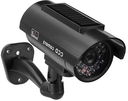 Caméra de Simulation, Moule de Caméra Factice, Caméra de Surveillance d'imitation d'économie d'énergie à énergie Solaire de sécurité étanche pour Système de sécurité Communautaire de