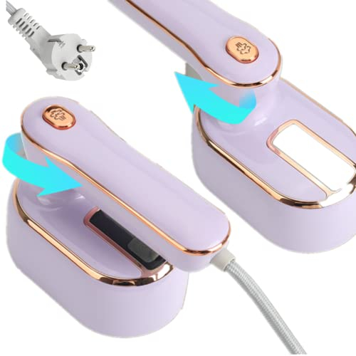 Dampfbügeleisen Mini, 1000 W Mini Tragbares Dampfbügeleisen Bügeleisen Handheld Haushalt Kleidung Dampfbügeleisen Faltbares Tragbares Reisebügeleisen Für Zuhause Unterwegs, Großem 100ml Wassertank