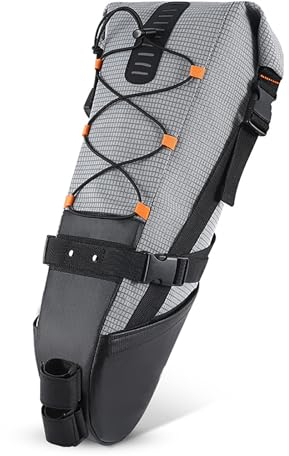Fahrrad-Satteltasche, Regenfeste Fahrrad-Hecktasche, Große Kapazität, Langstrecken-Rücksitztasche, Mountainbike-Satteltasche