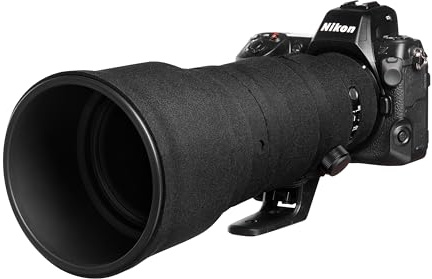 easyCover - Lens Protection Camouflage Cover - Objektivschutz - Schutz für Ihr Kameraobjektiv - Geeignet für Nikon Z 400mm f/4.5 VR S - Schwarz