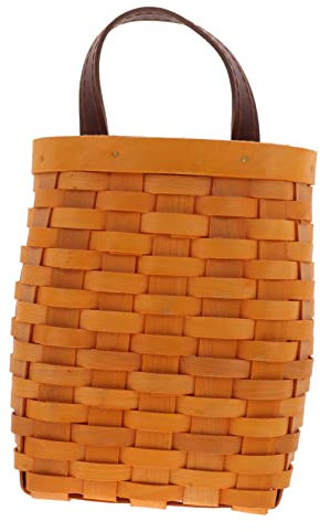 Wandkorb aus Holz Korb natürlichem Seegras garten hängender pflanzer Aufbewahrungskörbe Weidenkorb hängender Korb aus Holz kleine Weidenkörbe Wandbehang Blumenkorb Takagi Jute