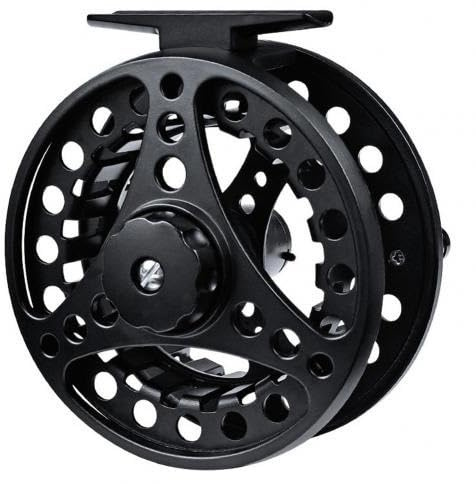 Fliegenfischerrolle, Fliegenrolle 3/4 5/6 7/8 Aluminiumlegierung, manuell, leicht, 2 + 1BB Lager, Fliegenfischerrolle, Handdrehrad, Fliegenfischerrolle, Angelzubehör (Color : Black 7 8)