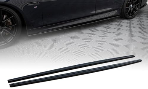 LJWAN Seitenschweller für Autos für BMW 5er F10 F11 2009-2016 518i 520i 530i 535i 540i 518d 520d 530d 535d Tuning, eckspoiler Diffusor Spliter Kollision Vermeidung Schutz Auto Stoßstange Lip Spoiler
