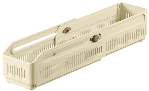 Kixolazr Under Sink Organizer - Adjustable Under Sink Storage Bin - Drawer Desktop Snack Storage Container Storage Baskets, Cabinet Retractable Storage Box for Kitchen Living Room Bedroom