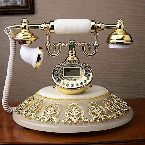 YBVBCXCB Téléphone de Style rétro Téléphone rétro téléphone Antique téléphone Filaire Vintage décoration de Salon café-Un Ornement de décoration de Bureau à Domicile