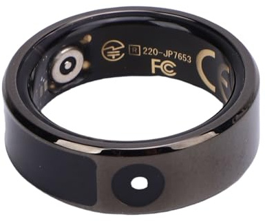 Zunate Anello Intelligente, Tracker di Fitness del Display Touch Screen con Telecomando per Smartphone, 50 M a Prova di Acqua per il Monitoraggio dello Sport e della Salute (9#)