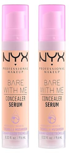 NYX Professional Makeup Bare With Me Korrektur-Serum für Gesicht und Körper, 2-in-1, feuchtigkeitsspendend mit Centella Asiatica und grünem Tee, für trockene Haut, Augenringe und Rötungen, Farbton 03