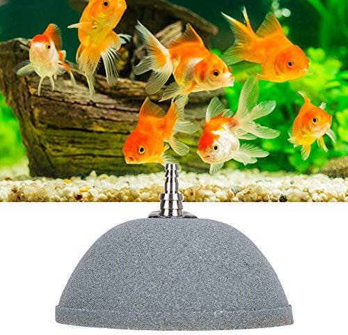Haofy Pierre à Air d'aquarium, Diffuseur de Bulles Frittées, Pierre à Air Ronde pour Aquariums et Culture Hydroponique, Tailles de 6 Cm à 20 Cm (15 cm)