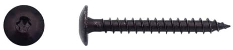 200 Vis Bois pour Penture Torx 6 x 40 mm - Zingué Noir - D-Work