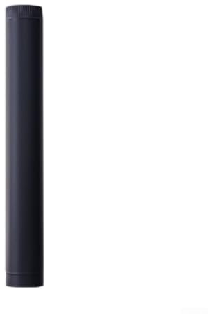 50cm Stainless Steel Flue Pipe for Wood Burning Fireplace, High-Temperature Resistant Smoke Vent Tapered Flared Design, 0.6mm Thick Metal Chimney Pipe(125mm)