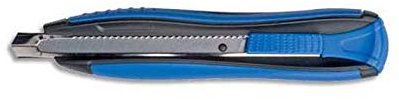 Lot de 8 Cutters metal et plastique lame 9mm autobloquante Zenoa Sensitiv bleu