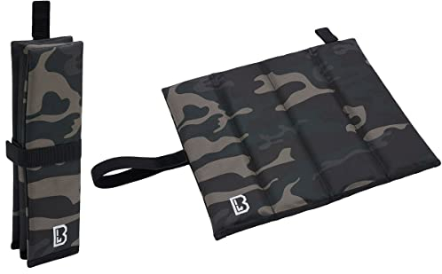 Brandit FALTMATTE/SITZKISSEN FALTBAR Outdoor Trekking Matte Jagd UNTERLAGE, Farbe:Darkcamo